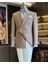 Italyan Stil Slim Fit Kruvaze Erkek Ceket Kahverengi T12628 1