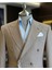 Italyan Stil Slim Fit Kruvaze Erkek Ceket Kahverengi T12628 2