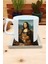 Kediler ve Sanat/leonardo Da Vinci Mona Lisa Set 10 - Yelken Fincan Kupa-Taş Bardak Altlığı 1 1