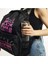 Black Pink Baskılı Laptop Sırt Çantası Piersingli 3