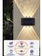 Modern 6ledli Solar Duvar Lamba Dekorasyon Aydınlatma Aplik Güneş Enerji Gün Işığı 2 Li Set 2