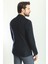 Düz Lacivert Slim Fit Torba Cep Mono Yaka Premium Yün Erkek Ceket 5