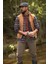 Kapitone Kamel Rengi Slim Fit Hakim Yaka Erkek Yelek 1
