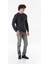 Yazı Baskılı Bisiklet Yaka Sweatshirt 5