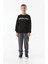 Yazı Baskılı Bisiklet Yaka Erkek Çocuk Sweatshirt 2