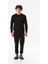 Yazı Baskılı Bisiklet Yaka Sweatshirt 3