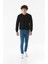 Fermuarlı Straight Jean Pantolon 1