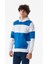 Renk Bloklu Kanguru Cepli Kapüşonlu Sweatshirt 4