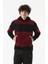 Renk Bloklu Kapüşonlu Kanguru Cepli Polar Sweatshirt 5