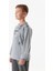 Freedom Baskılı Bisiklet Yaka Erkek Çocuk Sweatshirt 3