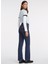 Normal Bel Boru Paça Regular Fit Koyu Mavi Kadın Denim Pantolon Gj G08 Mıd Rıse Stra - Eco Recy Co 4