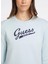 Jeans Bisiklet Yaka Desenli Mavi Kadın Sweatshırt Gj Cn Reg Guess J Sc - Organıc Co/p 3