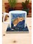 Kediler ve Sanat/van Gogh Set 10 - Yıldızlı Gece(Starry Night) Yelken Fincan Kupa-Taş Bardak Altlığı 9 1