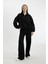 Coool Wide Leg Geniş Bol Paça Eşofman Altı Beli Lastikli Bağcıklı Cepli Basic Düz B3345AX24WN 1