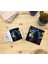 Kediler ve Sanat/van Gogh Yıldızlı Gece The Starry Night Set 4 - Fincan Kupa-Taş Bardak Altlığı 8 2