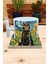 Kediler ve Sanat/van Gogh Set 9 - T Kulplu Fincan Kupa-Taş Bardak Altlığı 3 1