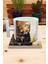 Kediler ve Sanat/johannes Vermeer The Milkmaid Set 9 - T Kulplu Fincan Kupa-Taş Bardak Altlığı 1 1