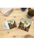 Kediler ve Sanat/sarı Kedi Set 4 - Çay/kahve Fincanı Kupa-Taş Bardak Altlığı 3 2
