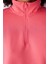 Mercan Yarım Fermuarlı Silky Touch Crop Sweatshirt 3