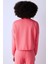 Mercan Yarım Fermuarlı Silky Touch Crop Sweatshirt 5