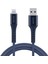 C65 Mfı Lightning To Usb-A 12W Örgülü Hızlı Şarj ve Data Kablosu 2.1m Navy 1