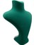Yerli Üretim Londra Model Süet Kumaş Yeşil Renk 28/ 22 cm Kolye Sergileme Mankeni 3