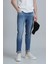 Mark Smart Jean Erkek Pantolon Slim Fit Mavi 2