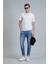 Mark Smart Jean Erkek Pantolon Slim Fit Mavi 4