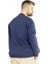 Erkek Sweatshirt Bisiklet Yaka Basic 20131 Indigo 4