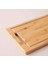 Bambu Büyük Boy Et Ekmek Sebze Sunum Kesme Tahtası 26X36 cm ,1.8 cm Kalınlık 1
