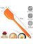 Turuncu Silikon Spatula Isıya Dayanıklı Yanmaz Yapışmaz Çizmez 27CM 1