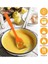 Turuncu Silikon Spatula Isıya Dayanıklı Yanmaz Yapışmaz Çizmez 27CM 5