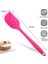 Fuşya Silikon Spatula Isıya Dayanıklı Yanmaz Yapışmaz Çizmez 27CM 2