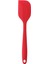 Kırmızı Yassı Spatula Büyük Boy Yanmaz Yapışmaz Silikon Yassı Spatula Kırmızı 1 Adet 27 cm 1