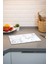 35 x 25 cm Kesim Panosu White Marble 1 Parça Beyaz Cam 2