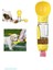 Kedi Köpek Evcil Hayvan Portatif Çok Amaçlı Suluk ve Mama Kabı - 300 ml + 150 ml 4