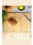1 Parça Bambu Kesme Tahtası, Tezgah Üstü, Kaymaz Ekmek Tahtası, Kenarlı Kesme Tepsisi 35 * 24 cm Ba 2