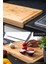 1 Parça Bambu Kesme Tahtası, Tezgah Üstü, Kaymaz Ekmek Tahtası, Kenarlı Kesme Tepsisi 35 * 24 cm Ba 3