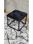 Kare Siyah Puf Bench Antre Önü Puf Bench Metal Puf 1