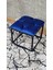 Kare Siyah Puf Bench Antre Önü Puf Bench Metal Puf 1