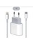 Iphone Tüm Cihazlarla Uyumlu 20 Watt Hızlı Şarj Aleti ve Lightning Şarj Kablosu 3