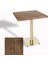 Tokyo Werzalit Kare Masa 70X70 (Gold) - Rustic Dark 1