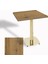 Tokyo Werzalit Kare Masa 80X80 (Gold) - Canyon Palace Oak 1