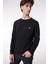 Value Coll. M Crew Neck Knitwear Erkek Kazak L212149003 Anthracite 1