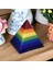 3 Boyutlu 3,7cm Piramit Mum Silikon Kalıp K-1341, Kokulu Taş Sabun Alçı Mum Kalıbı 1