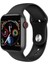 Xiaomi Redmi Note 9 Pro Uyumlu Siyah Watch 6 Series Akıllı Saat + Beyaz Tws I12 Bluetooth Kulaklık 3