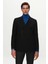 Slim Fit Siyah Gabardin Kumaş Ceket 2