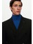 Slim Fit Siyah Gabardin Kumaş Ceket 3