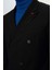 Slim Fit Siyah Gabardin Kumaş Ceket 4