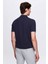 Regular Fit Lacivert Düz Örgü Pamuk T-Shirt 3